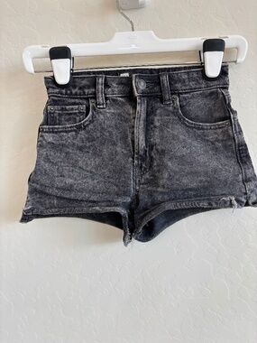 🖤 Gap Kids High Rise  Denim Shorts Black - Size 10 Girls